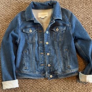 Anthropologie Women’s like new Jean jacket (M)